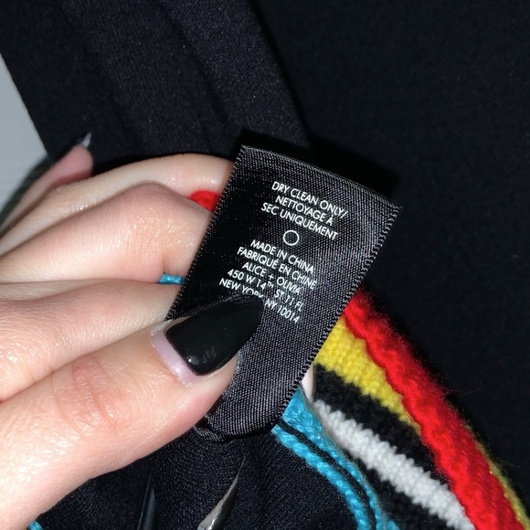 Alice & Olivia Aleta Asymmetrical Pullover —NWT - Picture 14 of 15